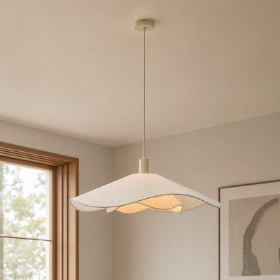 Rustik pendler lampe beige, Mimi