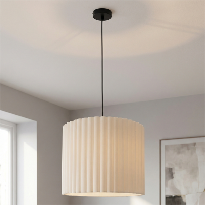Modern pendler lampe beige, Sarita