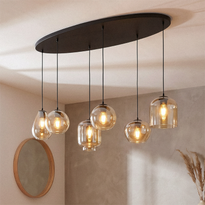 Modern pendler lampe rav, Caia