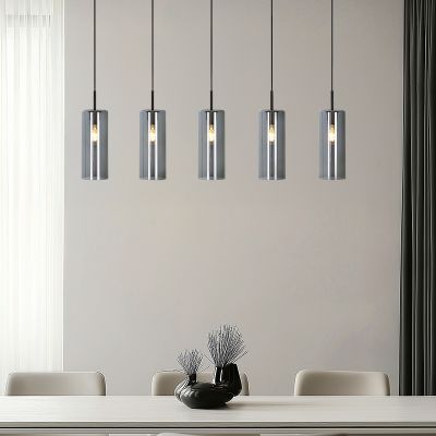 Modern pendler lampe grå, Gaya