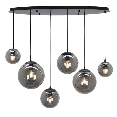 Design pendler lampe grå, Dolf