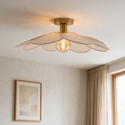 Japandi loftlampe beige, Nena
