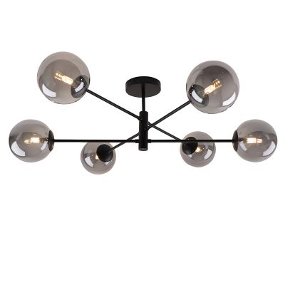 Design loftlampe grå, Remo