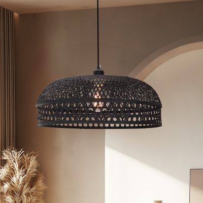 Bambus pendler lampe sort, Jennifer
