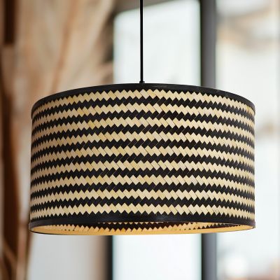 Bambus pendler lampe sort, Jildau