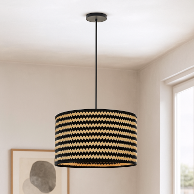 Bambus pendler lampe sort, Jildau