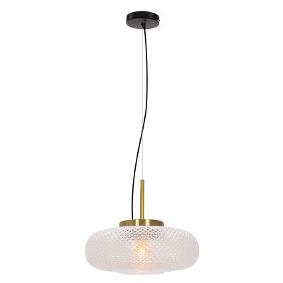 Retro pendler lampe gennemsigtig, Johnson