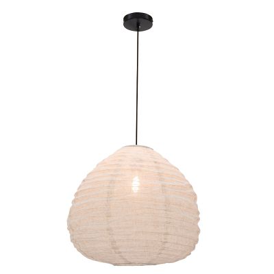 Rustik pendler lampe beige, Leila