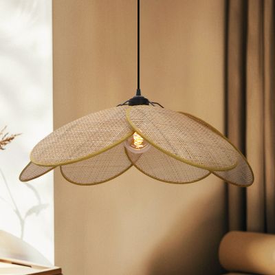 Rattan pendler lampe brun, Rowen