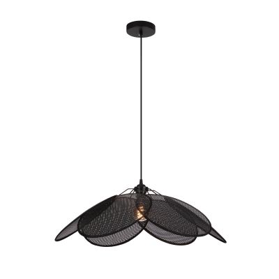 Rattan pendler lampe sort, Rowen