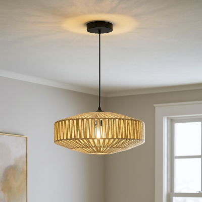 Rustik pendler lampe brun, Selena