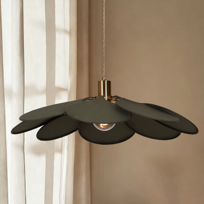 Rustik pendler lampe grøn, Nena