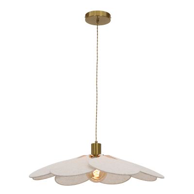 Rustik pendler lampe beige, Nena