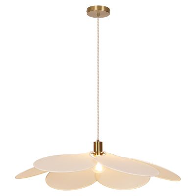 Rustik pendler lampe creme, Nena