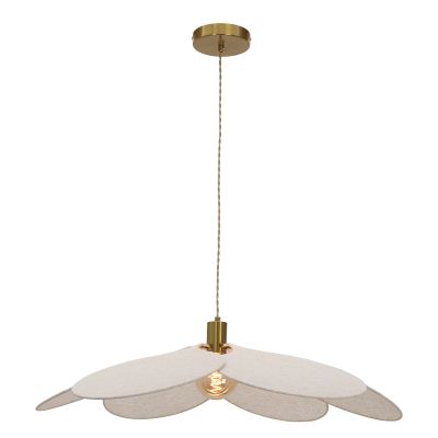 Rustik pendler lampe beige, Nena