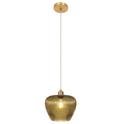 Retro pendler lampe grøn, Rhode