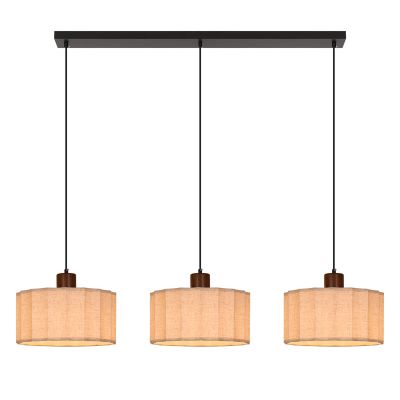 Japandi pendel lampe beige, Loulou
