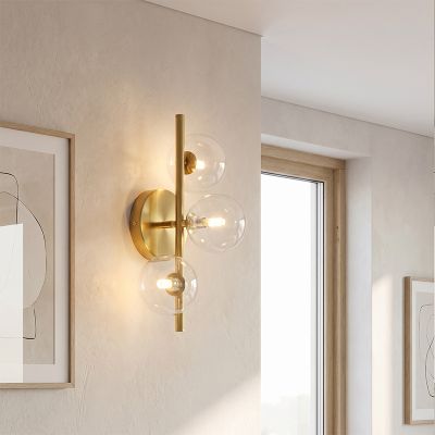 Design væglampe gennemsigtig, Remo