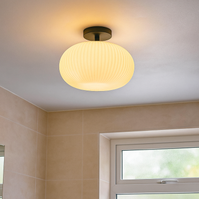 Design loftlampe badeværelse hvid, Elliot, IP44