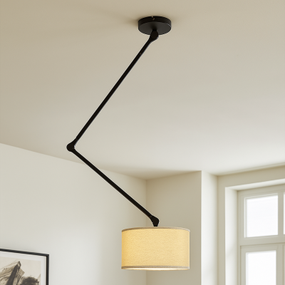 Modern loftlampe sort, Timmy