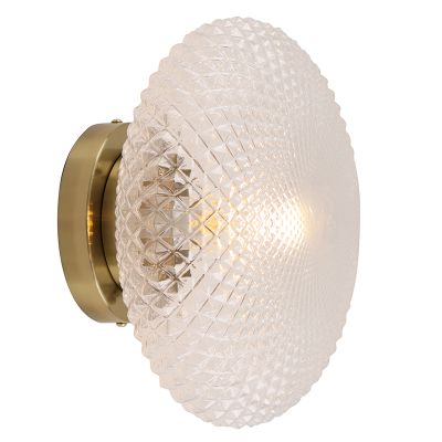 Retro væglampe messing, Valesca