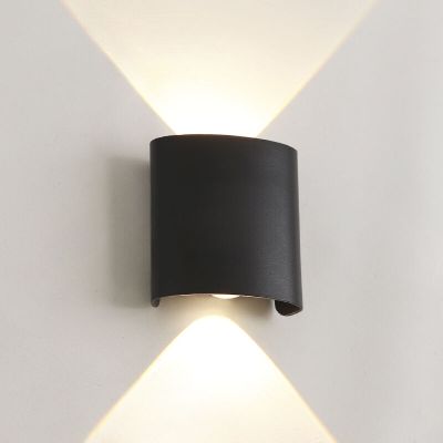 Aluminium udendørslampe sort, Marcio, 2W, 3000K LED, IP54