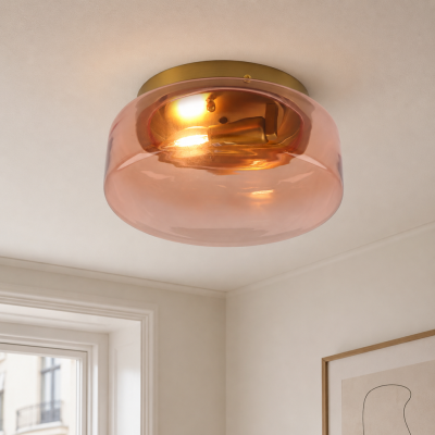 Design loftlampe lyserød, Byron