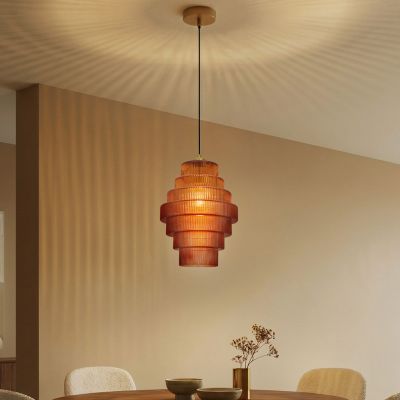 Retro pendler lampe brun, Paris