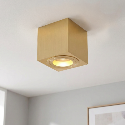 Metal påbygningsspot messing, Alion, IP44