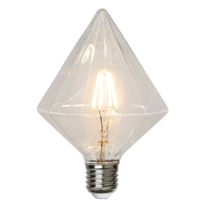 E27 diamant LED pære Coen, 3,2 Watt, 2700K (Ekstra varm hvid)