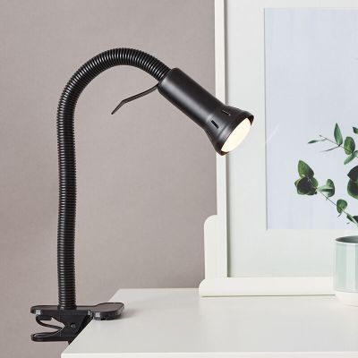 Plast klemmespot sort, Kalina, med brytare