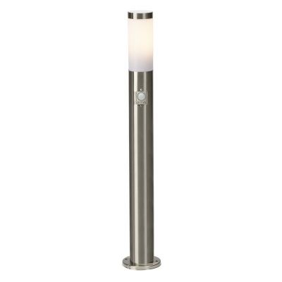 Plast udendørslampe gulvlampe med bevægelsessensor krom, Tom, IP44