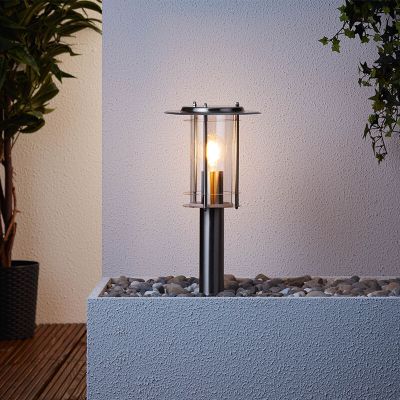 Metal udendørslampe krom, Shamayra, IP44