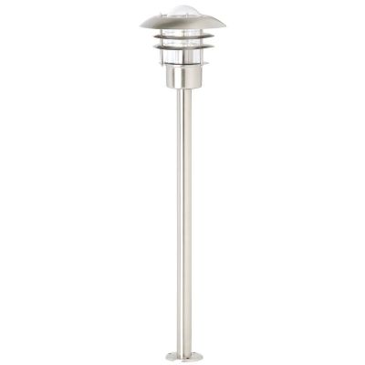 Metal udendørslampe krom, Ajlina, IP44
