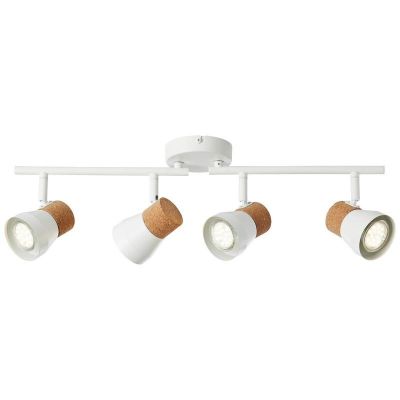 Kork loftlampe hvid, Charlotte