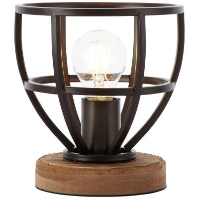 Modern bordlampe sort, Esmee, med brytare