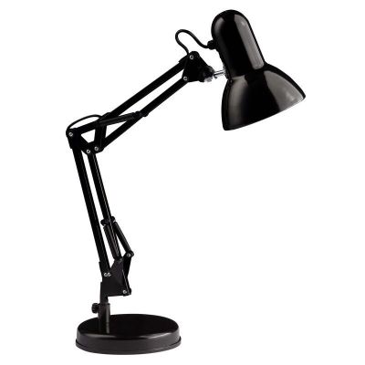 Industri skrivebordslampe sort, Naline, med brytare