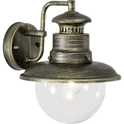 Rustik udendørslampe guld, Jaelin, IP44