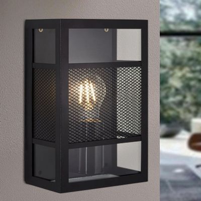 Industri udendørslampe sort, Ramla, IP44