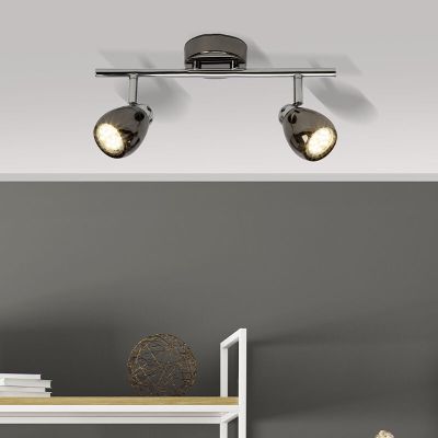 Metal loftlampe sort, Khadra, 3W, 3000K LED