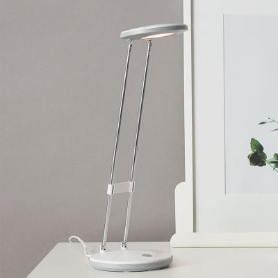 Plast skrivebordslampe hvid, Mariama, 3,3W, 3000K LED, med brytare