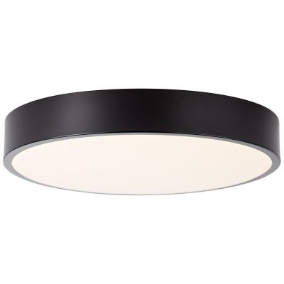 Modern plafond sort, Asude, 12W, 3000K LED