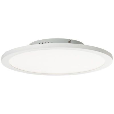Modern plafond hvid, Bonny, 24W, justerbar lysfarve LED, med fjärrkontroll