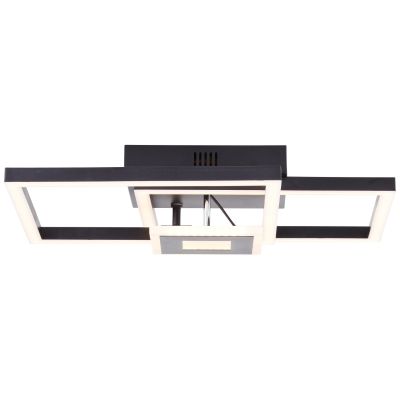 Design loftlampe sort, Volkert, 22W, 3000K LED