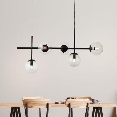 Design pendler lampe gennemsigtig, Rhys
