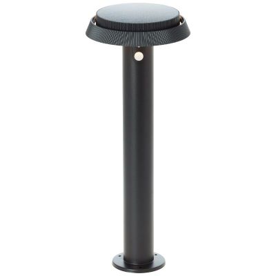 Metal udendørslampe gulvlampe solcelle sort, Ridvan, 4W, 3000K LED, IP44