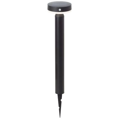 Metal udendørslampe gulvlampe solcelle sort, Kubilay, 3W, 4000K LED, IP44