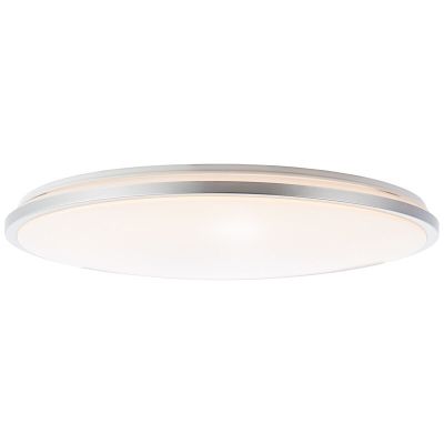 Modern plafond hvid, Haron, 60W, justerbar lysfarve LED, med fjärrkontroll