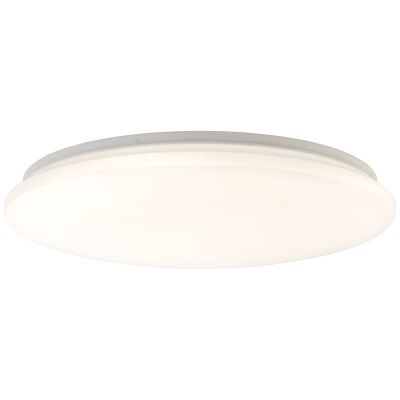 Plast plafond hvid, Julie, 36W, justerbar lysfarve LED, med fjärrkontroll