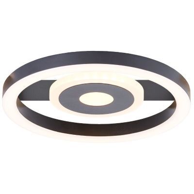 Design plafond sort, Konrad, 9W, 3000K LED